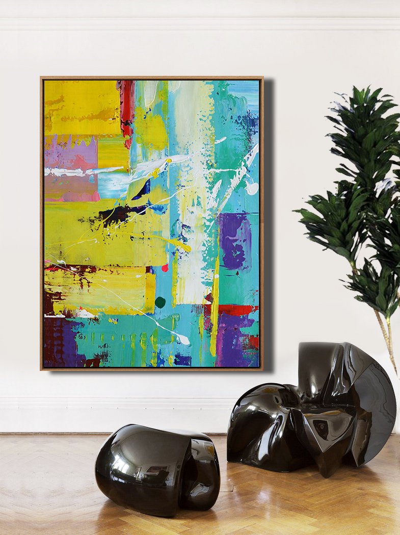 Palette Knife Contemporary Art #L3B - Click Image to Close